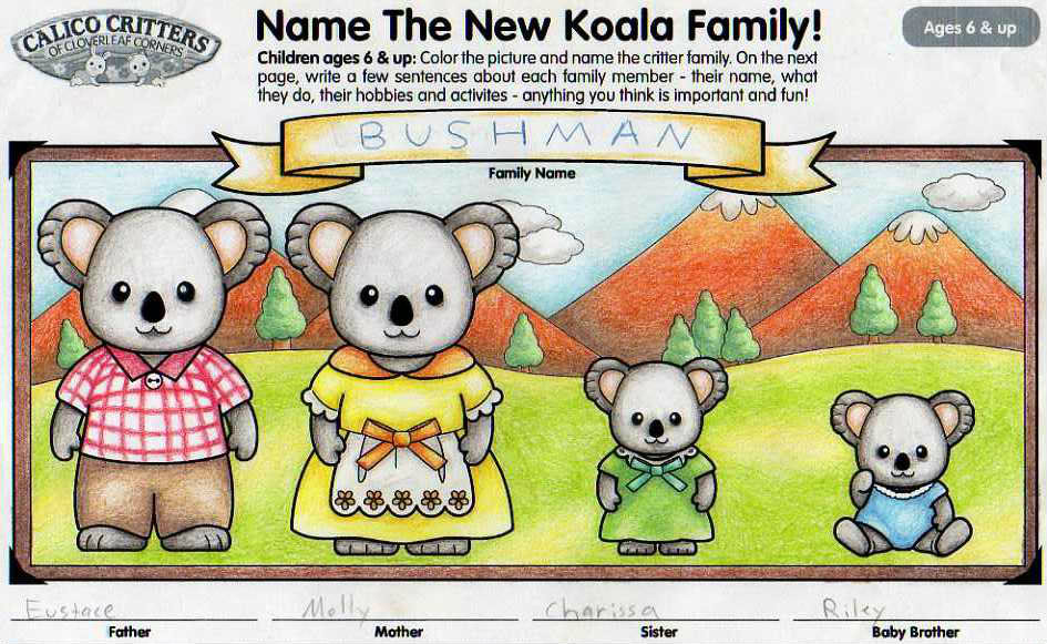 Sylvanian Families KOALA FAMILY Epoch Calico Critters